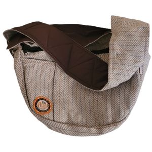 Pet sling carrier Alfie Bristol small dog carrier beige dog lover